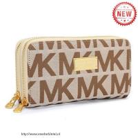 michael kors jet set continental logo groot beige portefeuilles Allure Sensuelle arb0o897